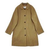 MHL. 595-7210503 WASHED COTTON POPLIN ステンカラーコート キャメル レディース エムエイチエル【中古】5-0712M∞