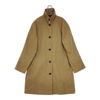 MHL. 595-7210503 WASHED COTTON POPLIN ステンカラーコート キャメル レディース エムエイチエル【中古】5-0712M∞