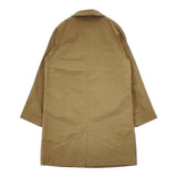 MHL. 595-7210503 WASHED COTTON POPLIN ステンカラーコート キャメル レディース エムエイチエル【中古】5-0712M∞