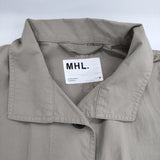 MHL. PROOFED COTTON POPLIN ショップコート 595-0110503 コート カーキ レディース エムエイチエル【中古】5-0712M∞
