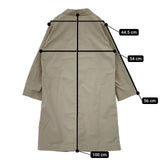 MHL. PROOFED COTTON POPLIN ショップコート 595-0110503 コート カーキ レディース エムエイチエル【中古】5-0712M∞