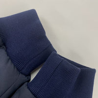 FRED PERRY 中綿 ブルゾン テープライン サイズ8 ダウンジャケット ネイビー レディース フレッドペリー【中古】5-1012A◆