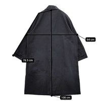 HARROW TOWN STORES バルマカーンコート 44  HTS コットン コート ブラック レディース ハロウタウンストアズ【中古】5-0712M∞