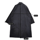 HARROW TOWN STORES バルマカーンコート 44  HTS コットン コート ブラック レディース ハロウタウンストアズ【中古】5-0712M∞