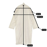 中川政七商店 オーガニック綿の直線裁ちカーディガン 1006-0185-200-00 羽織 ガウン ロング カーディガン ベージュ キナリ レディース 中川政七商店【中古】5-0724M∞