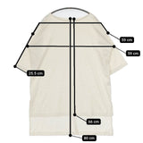 中川政七商店 オーガニック綿の直線裁ちチュニック カットソー ワンピース キナリ ベージュ レディース 中川政七商店【中古】5-0724M∞