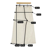 中川政七商店 オーガニック綿の直線裁ちパンツ 1006-0187-200-00 イージー パンツ キナリ ベージュ レディース 中川政七商店【中古】5-0724M∞