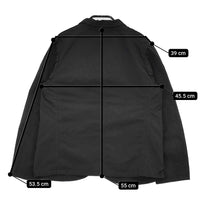 R&D.M.Co- ガーメントダイジャケット 5969 定価49500円 テーラードジャケット ブラック レディース オールドマンズテーラー【中古】5-0531M♪