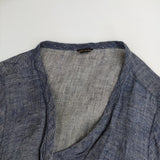 R&D.M.Co- リネン ローブ 羽織 コート ブルー レディース オールドマンズテーラー【中古】5-0701M△