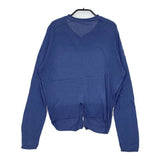 veritecoeur VCK-43 コットンニット カーディガン ブルー レディース ヴェリテクール【中古】5-0724M∞