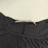 veritecoeur VCC-65 コットンリネン カットソー チュニック ネイビー レディース ヴェリテクール【中古】5-0724M∞