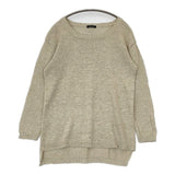 veritecoeur VCK-15 リネン プルオーバー セーター ニット ベージュ系 レディース ヴェリテクール【中古】5-0730M∞