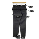 veritecoeur VC-764 サブリナ ストレッチパンツ リネンコットン イージー パンツ チャコールグレー レディース ヴェリテクール【中古】5-0724M∞