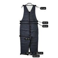 not PERFECT LINEN ノットパーフェクトリネン リトアニア製 リネン オーバーオール オールインワン サロペット ネイビー レディース【中古】5-0714M∞