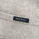 R&D.M.Co- カシミヤ ニットローブ カシュクール カーディガン ベージュ レディース オールドマンズテーラー【中古】5-0922T◎