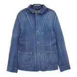 45R/45rpm インディゴカルゼストレッチジャケット 加工 定価55000円 ジャケット ブルー レディース フォーティーファイブアールピーエム【中古】5-0724M∞