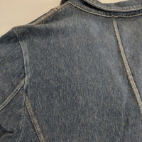 45R/45rpm インディゴカルゼストレッチジャケット 加工 定価55000円 ジャケット ブルー レディース フォーティーファイブアールピーエム【中古】5-0724M∞