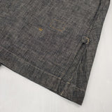 45R/45rpm ダンガリーカットワークのカシュクールブラウス 定価39600円 ブラウス シャツ グレー レディース フォーティーファイブアールピーエム【中古】5-1106M∞