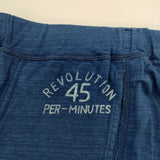 45R/45rpm でこぼこ天竺のスウェットパンツ 定価29700円 インディゴ イージー パンツ ネイビー レディース フォーティーファイブアールピーエム【中古】5-0730M∞