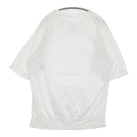 45R/45rpm でこぼこ天竺 コットン ラグラン 七分袖 Tシャツ カットソー ホワイト レディース フォーティーファイブアールピーエム【中古】5-0613S♪