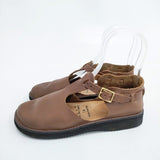 AURORA SHOES WEST INDIAN 7C ウエストインディアン Tストラップ シューズ・靴 ブラウン レディース オーロラシューズ【中古】5-0908G◎