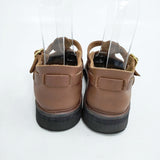 AURORA SHOES WEST INDIAN 7C ウエストインディアン Tストラップ シューズ・靴 ブラウン レディース オーロラシューズ【中古】5-0908G◎