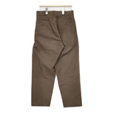 YAECA タックパンツ 61654 草木ブラウン コットン パンツ ブラウン KUSAKI BROWN レディース ヤエカ【中古】5-1005T∞