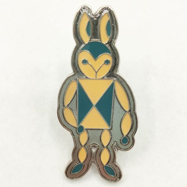 mina perhonen fun rabbit ピンブローチ ピンバッジ ブローチ イエロー レディース ミナペルホネン【中古】5-0813G∞