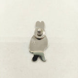 mina perhonen fun rabbit ピンブローチ ピンバッジ ブローチ ホワイト グリーン レディース ミナペルホネン【中古】5-0813G∞