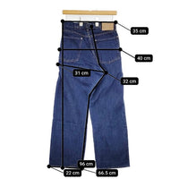 Ordinary fits ジーンズ サイズ26 デニムパンツ ネイビー レディース オーディナリーフィッツ【中古】5-0724G∞