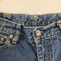 caqu ジーンズ サイズ1 加工 デニムパンツ ブルー レディース サキュウ【中古】5-0724G∞