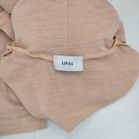 LIFiLL リフィル ウーリッシュハイネックプルオーバー LF048-07 タートルネック 長袖Ｔシャツ カットソー ロンＴ ピンク レディース【中古】5-0803M∞