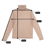 LIFiLL リフィル ウーリッシュハイネックプルオーバー LF048-07 タートルネック 長袖Ｔシャツ カットソー ロンＴ ピンク レディース【中古】5-0803M∞