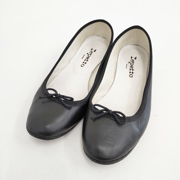 repetto Cendrillon バレエシューズ サイズ37 バレエシューズ ブラック レディース レペット【中古】5-0908G◎
