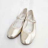 repetto メリージェーン ワンストラップ サイズ36 フラット シューズ・靴 ゴールド レディース レペット【中古】5-0908G◎