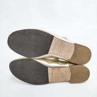 repetto メリージェーン ワンストラップ サイズ36 フラット シューズ・靴 ゴールド レディース レペット【中古】5-0908G◎