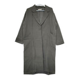 evam eva クレープリネン ワイドコート E191T066 コート グレー レディース エヴァムエヴァ【中古】5-0730M∞