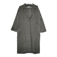 evam eva クレープリネン ワイドコート E191T066 コート グレー レディース エヴァムエヴァ【中古】5-0730M∞