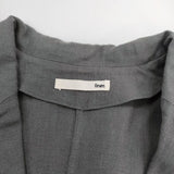 evam eva クレープリネン ワイドコート E191T066 コート グレー レディース エヴァムエヴァ【中古】5-0730M∞