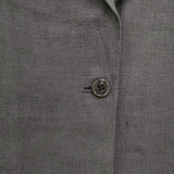 evam eva クレープリネン ワイドコート E191T066 コート グレー レディース エヴァムエヴァ【中古】5-0730M∞