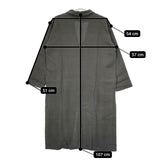 evam eva クレープリネン ワイドコート E191T066 コート グレー レディース エヴァムエヴァ【中古】5-0730M∞