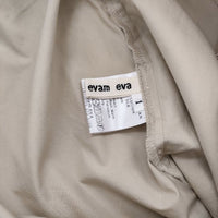evam eva ギャザーワイドパンツ E191T029 コットンシルク イージー パンツ ベージュ レディース エヴァムエヴァ【中古】5-0730M∞