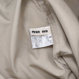 evam eva ギャザーワイドパンツ E191T029 コットンシルク イージー パンツ ベージュ レディース エヴァムエヴァ【中古】5-0730M∞