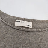 evam eva dry cotton PO E191K118 ノースリーブニット コットン ベスト グレージュ レディース エヴァムエヴァ【中古】5-0730M∞
