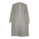 evam eva double covering robe E191K097 リネン混 ローブ ガウン 羽織 コート グレー レディース エヴァムエヴァ【中古】5-0714M∞