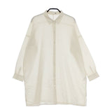 evam eva スクエアシャツチュニック E191T016 コットン ワンピース アイボリー レディース エヴァムエヴァ【中古】5-0803M∞