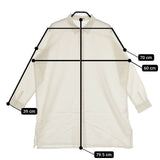 evam eva スクエアシャツチュニック E191T016 コットン ワンピース アイボリー レディース エヴァムエヴァ【中古】5-0803M∞