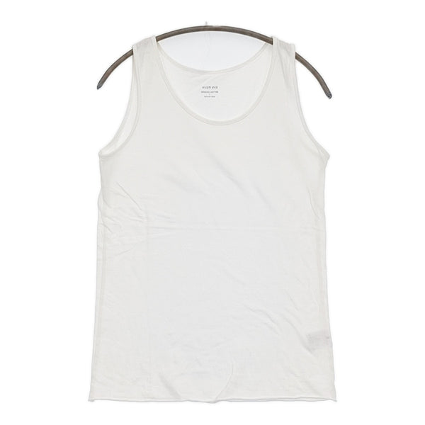 evam eva OG C&S NS V002C025 サイズ2 定価7500円 タンクトップ ホワイト レディース エヴァムエヴァ【中古】5-0613S♪