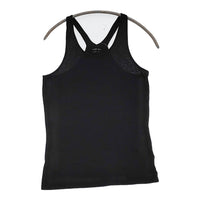 evam eva cotton C&S camisole サイズ2 V002C030 定価7500円 キャミソール ブラック レディース エヴァムエヴァ【中古】5-0613S♪