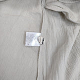 evam eva リネンコットン ドロップショルダー E191T043 ローブ コート ベージュ レディース エヴァムエヴァ【中古】5-0824M∞
